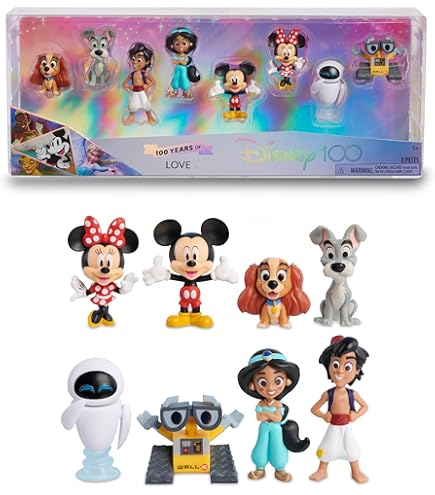 Disney100 Years of Magical Moments, Limited Edition 8-piece Figure Set