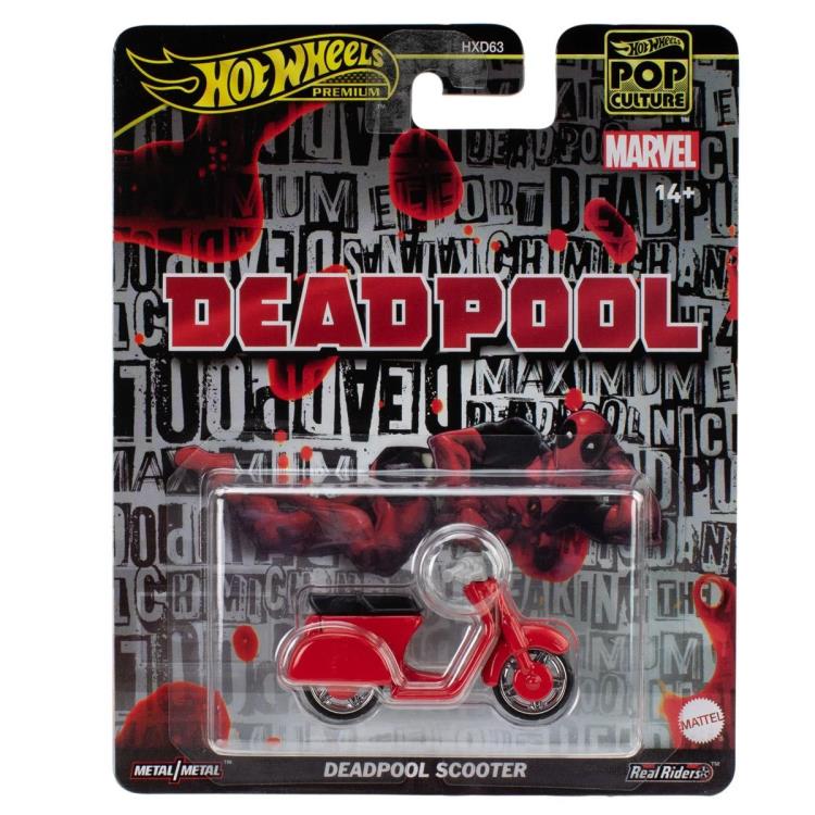 Hot Wheels 2025 Pop Culture Marvel Deadpool Scooter