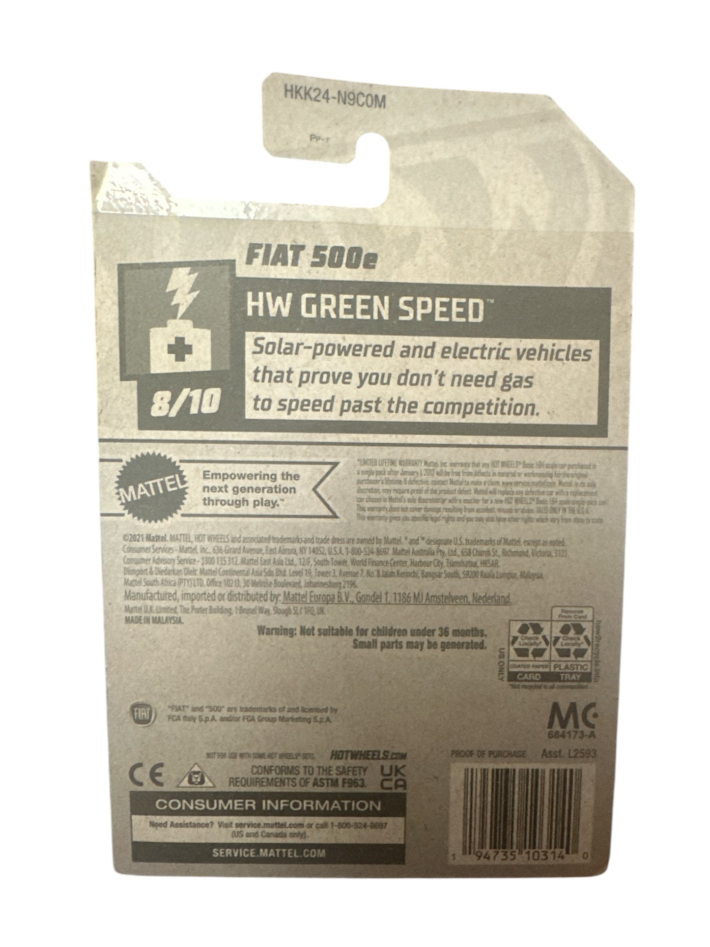 Hot Wheels - FIAT 500e