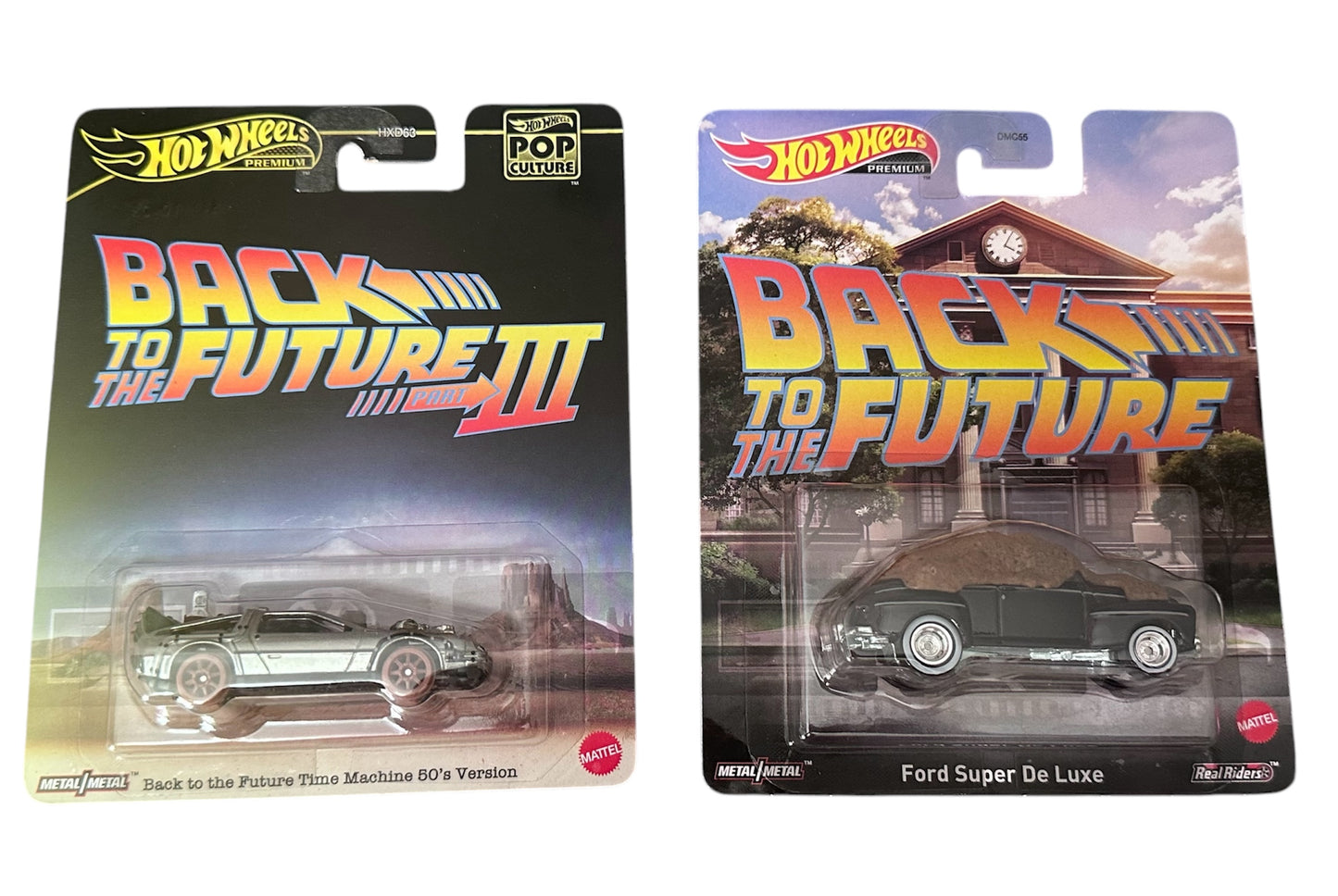 Hot Wheels Back to the Future Set of 2